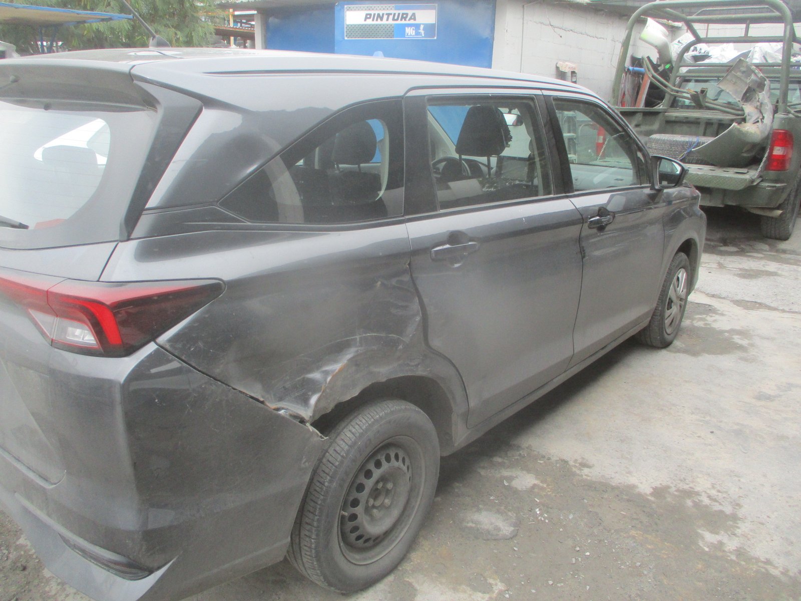 Vehículo antes de reparación