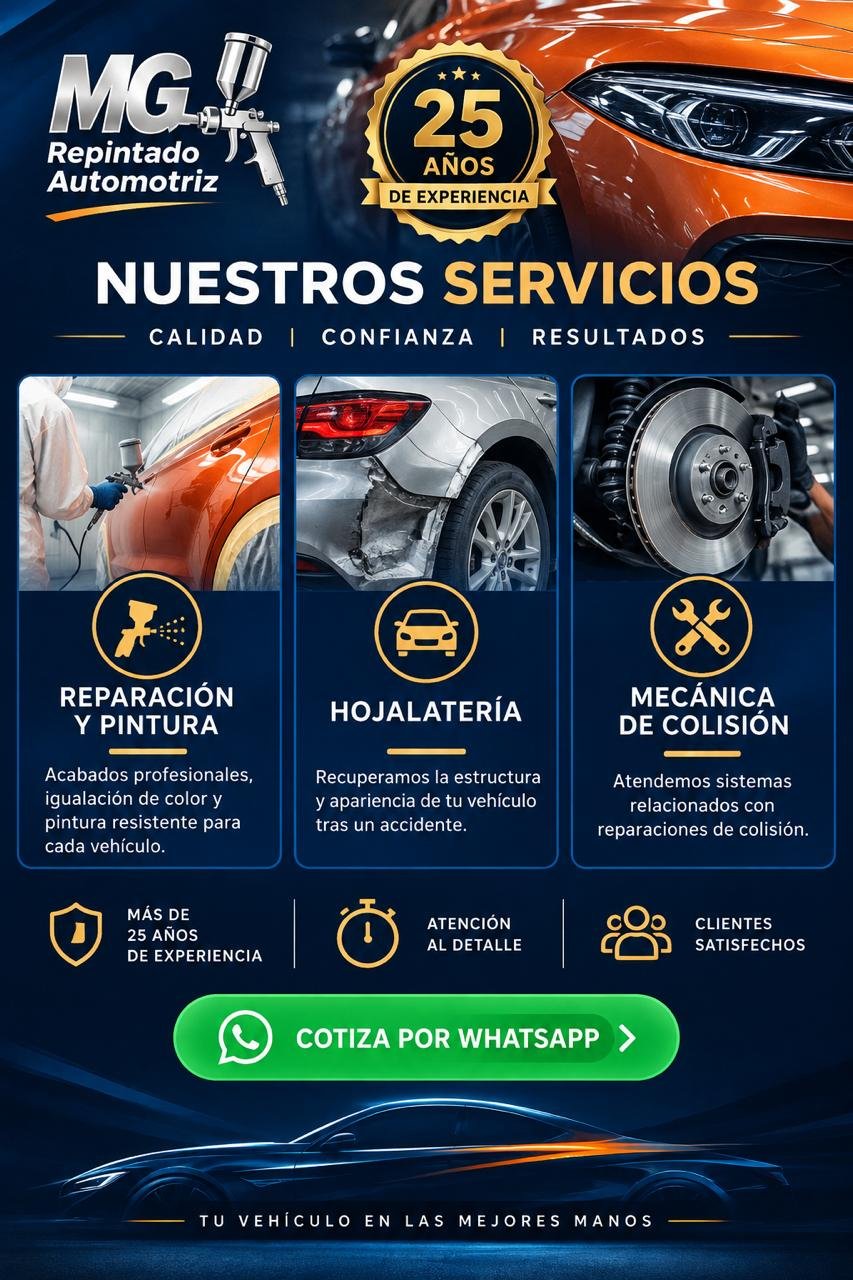 Servicios MG Repintado Automotriz